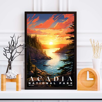 Acadia National Park Poster, Travel Art, Office Poster, Home Decor | S7 - image5